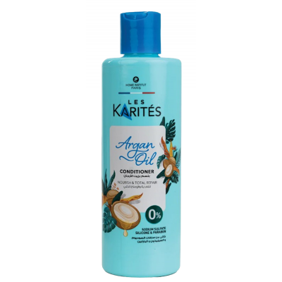 LES KARITES ARGAN OIL CONDITIONER — NOURISH & TOTAL REPAIR 400 ML LES KARITES ARGAN OIL CONDITIONER — NOURISH & TOTAL REPAIR 400 ML